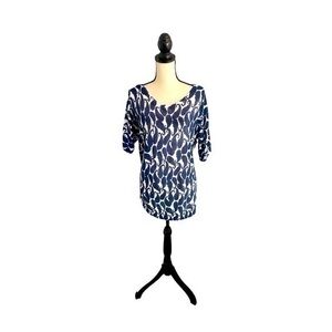 Talbots Sheer Lightweight Knit Top Size Large